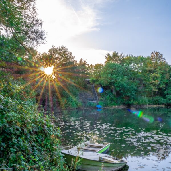 Sonnenuntergang am Römersee